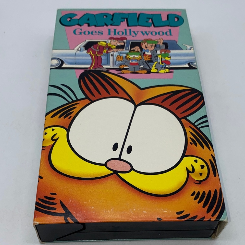 Garfield Goes Hollywood VHS Tape CBS Fox Video